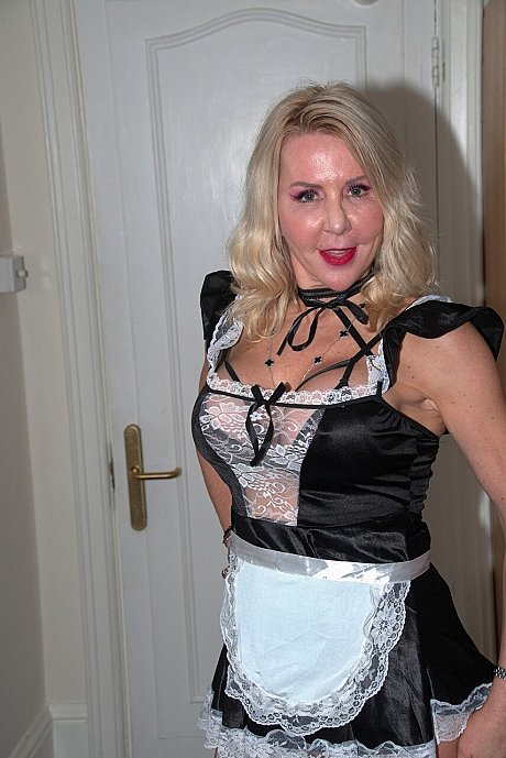 Mature blondy Emerald models in cosplay outfits during upskirt action - Image 3 of 16  in Ass category   featuring Emerald 