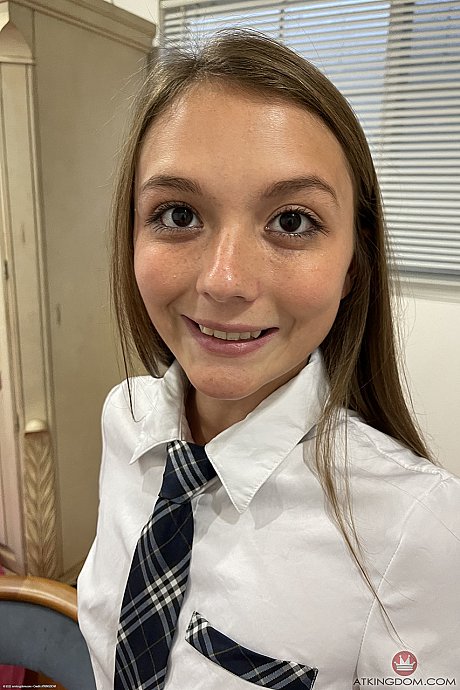 Sweet amateur teen Mira Monroe showing her huge behind and holes up close - Image 1 of 20  in Pussy category   featuring Mira Monroe 