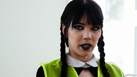 Seductive goth whore girlfriend woman Leda Bear getting her warm vagina banged deep in the office - Image 7 of 20  in Skirt category   featuring Leda Bear 