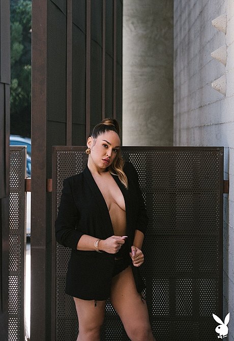 Gorgeous curvy model Sophia Grey displays her gigantic tits and poses nude - Image 3 of 20  in Model category   featuring Sophia Grey 