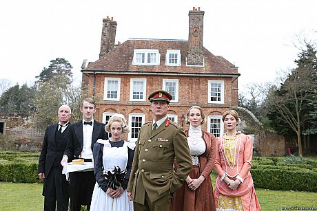 Horny MILF skank chick Rebecca More and maid Loulou share butler's long cock - Image 3 of 20  in Outdoor category   featuring Danny D, Rebecca More, Loulou 