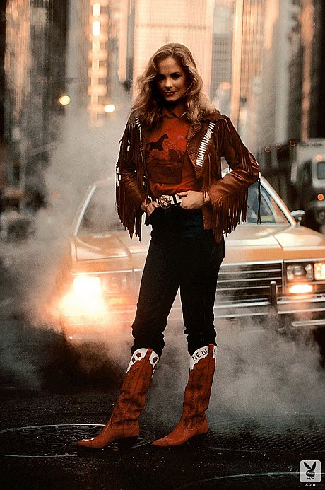 Cowgirl centerfold hotties reveal their perfect huge melons in various hot scenes - Image 4 of 16  in Model category   featuring Tracy Vaccaro 