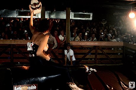 Cowgirl centerfold hotties reveal their perfect huge melons in various hot scenes - Image 6 of 16  in Model category   featuring Tracy Vaccaro 