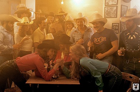 Cowgirl centerfold hotties reveal their perfect huge melons in various hot scenes - Image 10 of 16  in Model category   featuring Tracy Vaccaro 