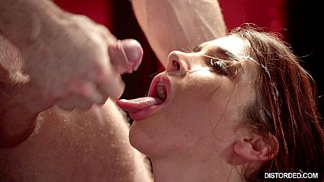 Brunette babe Felicity Feline opens her mouth for a cumshot after slutty sex - Image 19 of 21  in Pussy category   featuring Jade Jantzen, Felicity Feline, Johnny Tattoo 