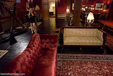 Charming blondie babe Tara Lynn Foxx gets roughly plowed by two businessmen - Gallery #32840