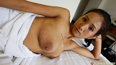 Asian babe Piano shows her creampied vagina after POV hardcore sex - Image 8 of 20  in Pussy category   featuring Piano 