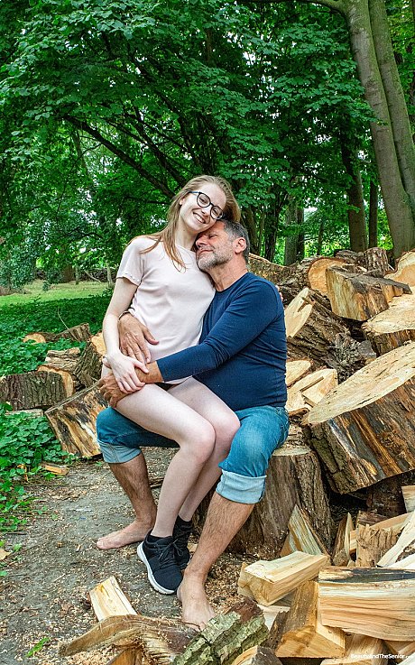 Fresh teen yellow-haired Abela Youn lets a senior blow her cunt & fuck her outdoors - Image 1 of 20  in Outdoor category   featuring Phillipe Soine, Abela youn 