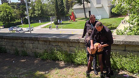 Dirty MILF Frida Sante gets boned in public after an outdoor quickie - Image 4 of 20  in Groupsex category   featuring Steve Holmes, Pablo Ferrari, Melody Petite, Frida Sante 
