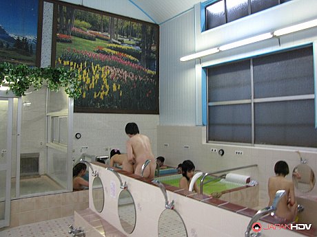 Japanese girl GF broad Asakura Kotomi gets sexed by a fiance man while at the public bathhouse - Image 12 of 15  in Groupsex category   featuring Asakura Kotomi 