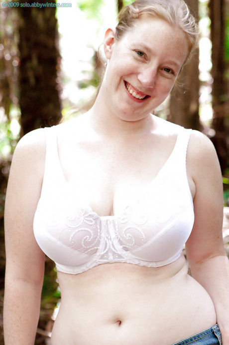 Chubby 18 year cougar Ann K get snaked in the woods and pets shaved cunt - #1546790