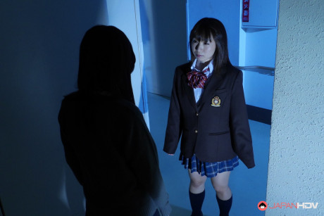 Japanese nun Kai Miharu getting sexed by a horny stranger in public - #625934