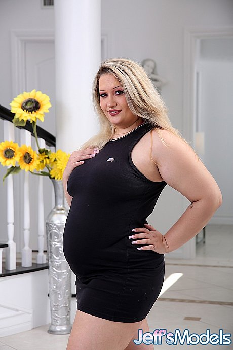 Meaty blondy Rose Lareine takes off a little black dress and a bikini to go nude - Image 1 of 16  in Bikini category   featuring Rose LaReine 