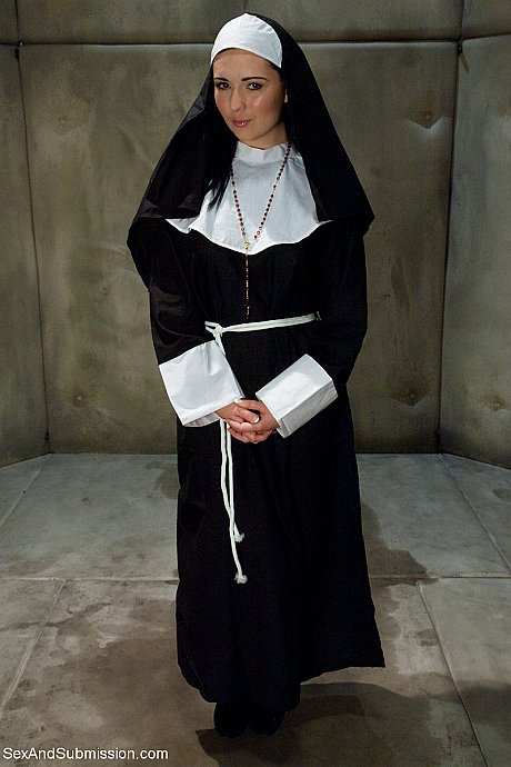 Wild nun with a divine ass Angell Summers strips and poses naked - Image 4 of 20  in Ass category   featuring James Deen 