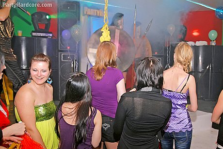 Slutty european amateur gals going wild at the party with malestrippers - Image 2 of 16  in Skirt category  