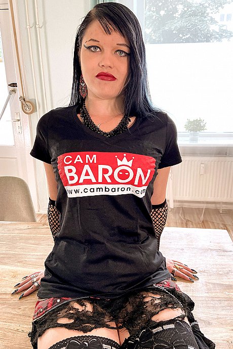 Goth girl Doreen getting her pierced twat nailed and creampied - Image 5 of 15  in Pussy category   featuring Doreen 