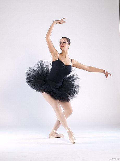 Attractive teen ballerina Bianca C gets naked & shows her humongous melons and bald vagina - Image 5 of 21  in Pussy category   featuring Bianca C 