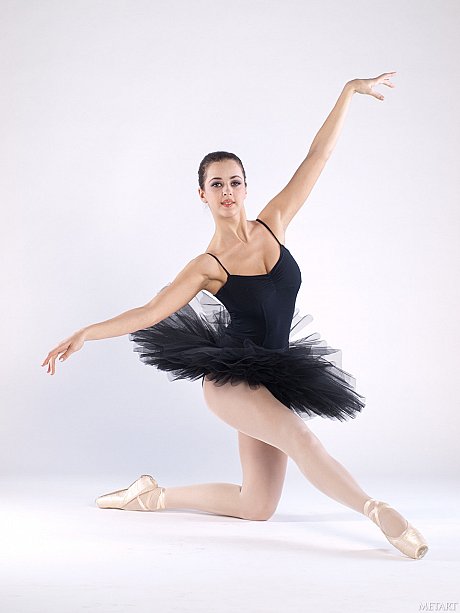 Attractive teen ballerina Bianca C gets naked & shows her humongous melons and bald vagina - Image 6 of 21  in Pussy category   featuring Bianca C 