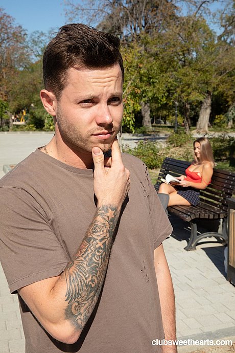 Chubby babe Hazel Grace loves hardcore sex with a hot man she just met - Image 2 of 21  in Outdoor category   featuring Hazel Grace, Gerald Vi 