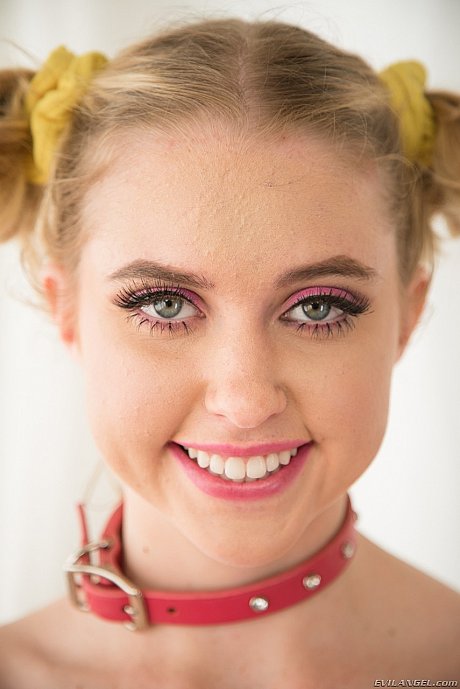 Petite American teen Chloe Cherry shows off and gets her stunning cute face hammered - Image 12 of 16  in Teen category   featuring Chloe Cherry, Bryan Gozzling 