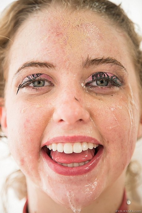 Petite American teen Chloe Cherry shows off and gets her stunning cute face hammered - Image 16 of 16  in Teen category   featuring Chloe Cherry, Bryan Gozzling 