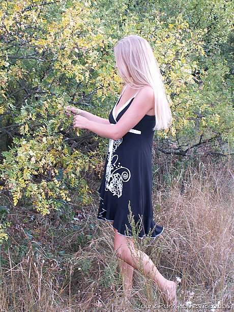 Horny amateur with tan lines Lizie strips naked and poses in nature - Image 13 of 20  in Pussy category   featuring Lizie 