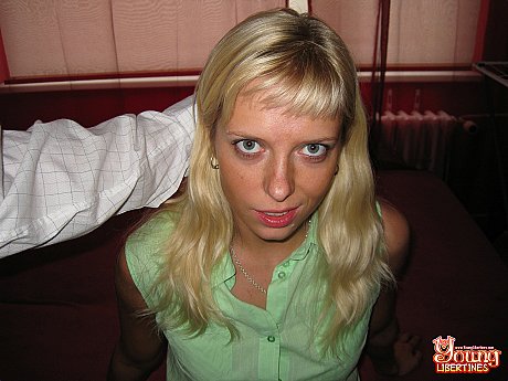 Golden-haired young Polina gets filmed while fucking her handsome boy - xxx porn gallery #48357 in Teen featuring Polina, Rob