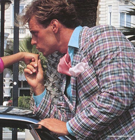 Slutty asian Rodox sucking and fucking a dong in vintage outdoor action - Image 2 of 20  in Outdoor category   featuring Rocco Siffredi, Solange Hop 