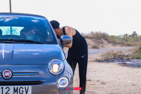 Horny twinks Danny Fontana and Steve fuck in a broken car in the desert - #1222033