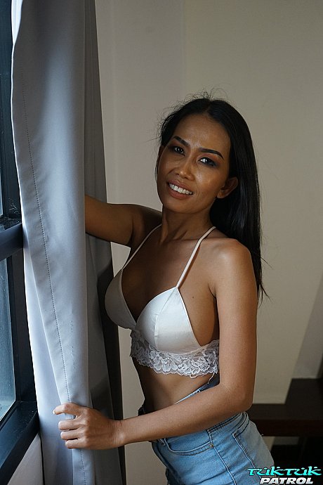 Lovely oriental babe Noki shows off her firm fake titties and gets pounded hard - Image 5 of 21  in Pussy category   featuring Noki 