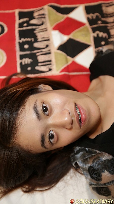 Chinese babe Eye B shows her creampied bushy vagina while having POV sex - Image 3 of 21  in Teen category   featuring Eye B 