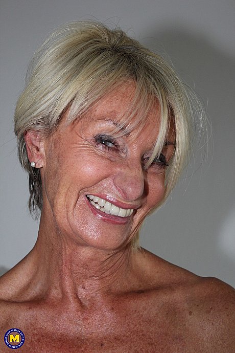 European cougar with freckles Franziska shows her body in a solo - Image 19 of 20  in Pussy category   featuring Franziska 