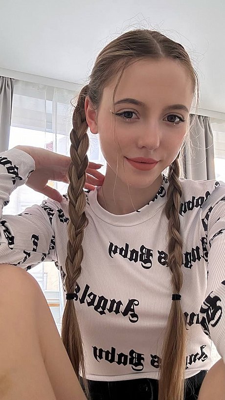 Cute blondy young Katya Sun takes numerous self shots in SFW mode - Image 6 of 20  in Teen category   featuring Katya Sun 