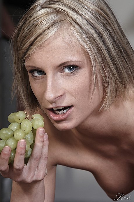 German slut chick Paris Pink poses in the hotel room, wheelchair, and with grapes - Image 18 of 18  in Babe category   featuring Paris Pink 