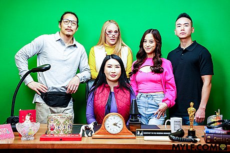 Chubby asian babe Suki Sin shows off her juicy boobies & fucks a hung guy - Image 8 of 21  in Ass category   featuring Alexia Anders, Wendy Raine, James Bang, Suki Sin, Leo Vice 