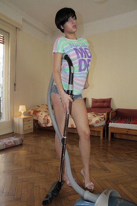Serbian young Coco De Mal gets her hot ass boned after doing housework - Image 4 of 20  in Amateur category   featuring Coco De Mal 
