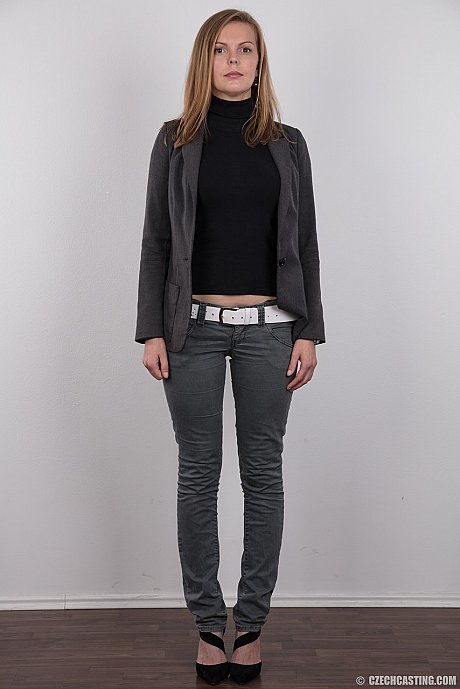 Ravishing sweet amateur Lenka sheds her jeans and top for a close up of her gigantic nipples - Image 2 of 20  in Babe category   featuring Lenka 