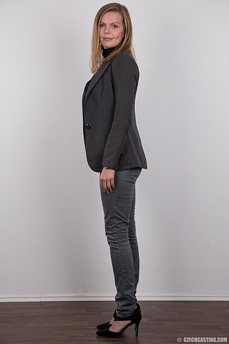 Ravishing sweet amateur Lenka sheds her jeans and top for a close up of her gigantic nipples