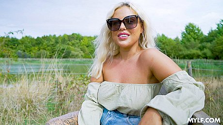 Yellow-haired PAWG Little Louise gets pounded doggystyle by Marcus London - Image 2 of 21  in Outdoor category   featuring Marcus London, Little Louise 