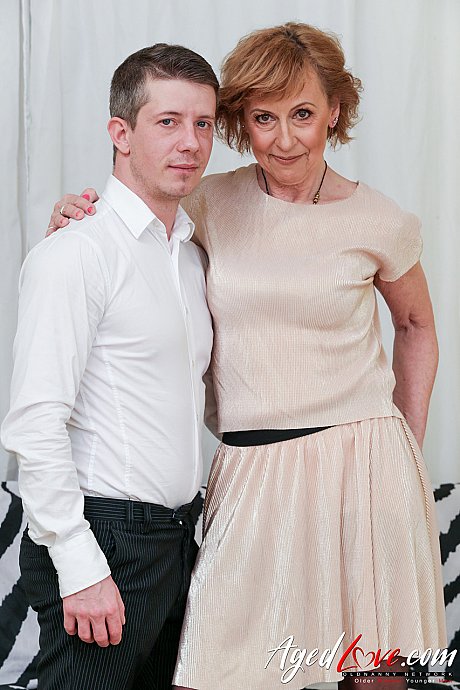 Elegant old lady gets her older vagina pumped by her younger stud penis - Image 2 of 20  in Pussy category   featuring Lotty Blue 