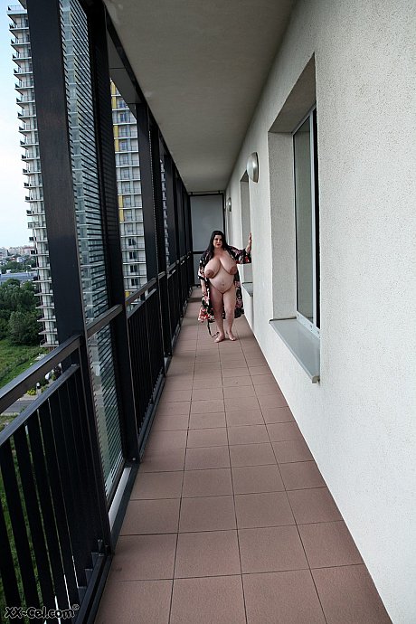 MILF Natalie Fiore disrobes to show her monstrous melons & heavily pregnant tummy - Image 9 of 20  in Outdoor category   featuring Natalie Fiore 