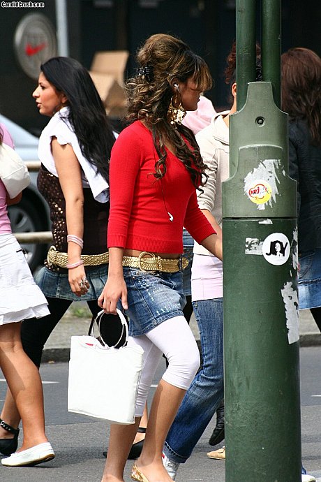 Clothed sluts are secretly recorded by a voyeur while out in public - Image 15 of 16  in Outdoor category