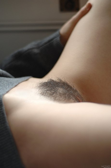 Brunette babe with a bushy pussy Brionie W shows her small boobs in a solo - Image 15 of 20  in Pussy category   featuring Brionie W 