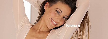 Thin amateur doll removes her charming underwear and toys her snatch on the couch - Image 11 of 11  in Pussy category   featuring Lorena Garcia 