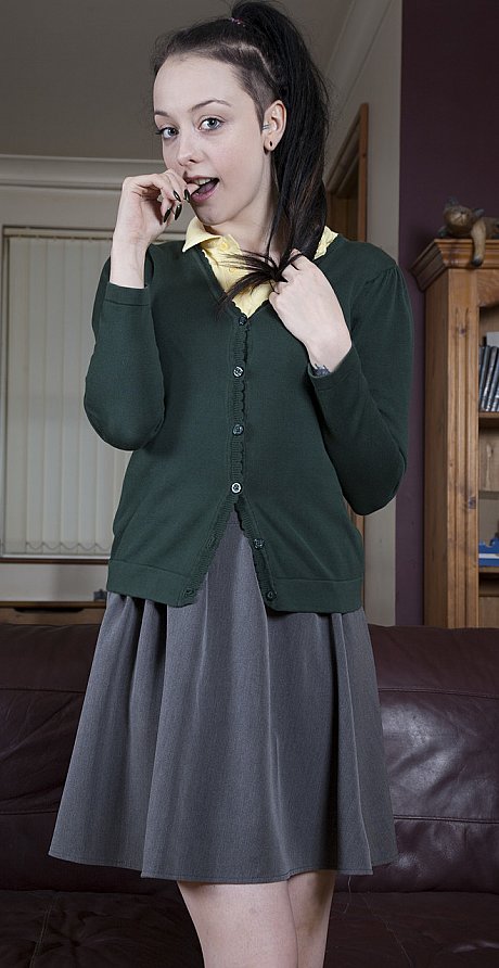 Angry ebony bull Dru Hermer slammed schoolgirl Alessa Savage with massive dong - Image 2 of 17  in Spreading category   featuring Alessa Savage, Dru Hermes 