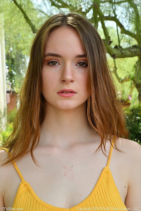 Pretty young Hazel teasing in public & flashing her boobies and innocent snatch - Image 12 of 20  in Teen category   featuring Hazel Moore 