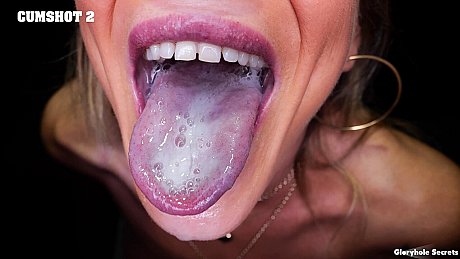 Aderes Quin gets a mouthful of spunk at a gloryhole in a dark room - Image 3 of 15  in Close Up category   featuring Aderes Quin 