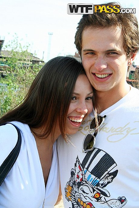 Brunette hottie Abbey and her BF make a homemade sex tape by the river - Image 2 of 16  in Outdoor category   featuring Cleopatra Rios 