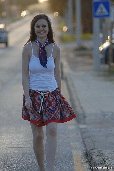 Various female beauties flaunt their womanly sexuality indoors and outdoors - Image 6 of 12  in Outdoor category   featuring Tina Kay, Jayme Langford, Various Models 