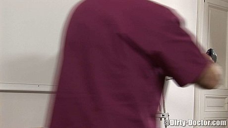Blonde teenie Merry gets horny during a vaginal checkup and fucks the doctor - Image 1 of 21  in Teen category   featuring Merry 